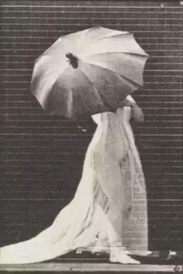 Woman Opening Umbrella