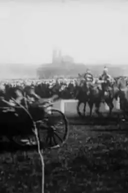Revue à Longchamp: charge finale et départ de M. le Président