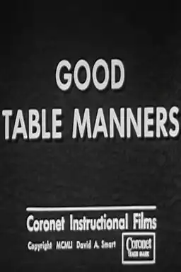 Good Table Manners