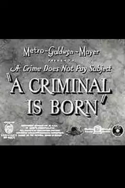 A Criminal Is Born