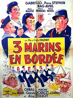 Trois marins en bordée