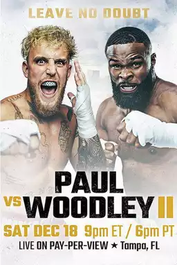 Jake Paul vs. Tyron Woodley 2