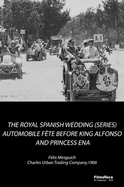 Automobile Fête Before King Alfonso and Princess Ena