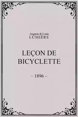 Leçon de bicyclette